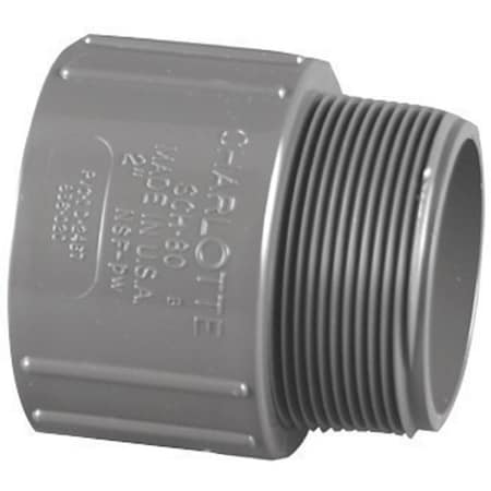 Charlotte Pipe And Foundry Charlotte Pipe 1 in. Slip X 1 in. D MPT PVC Adapter 1 pk PVC 08109 1000